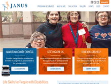Tablet Screenshot of janus-inc.org